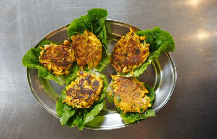 Squash and Sweetcorn Fritters